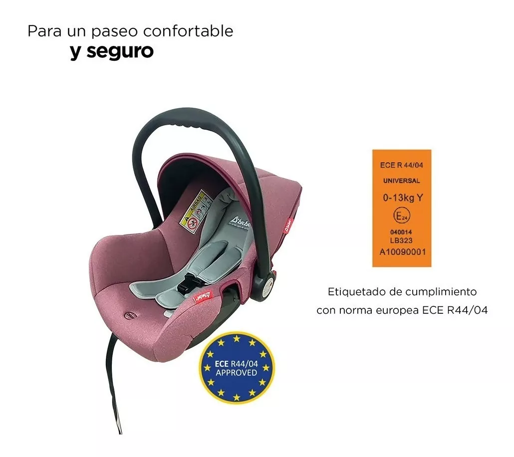 Foto 5 pulgar | Portabebe Autoasiento D Bebe Mai Travel 3 En 1