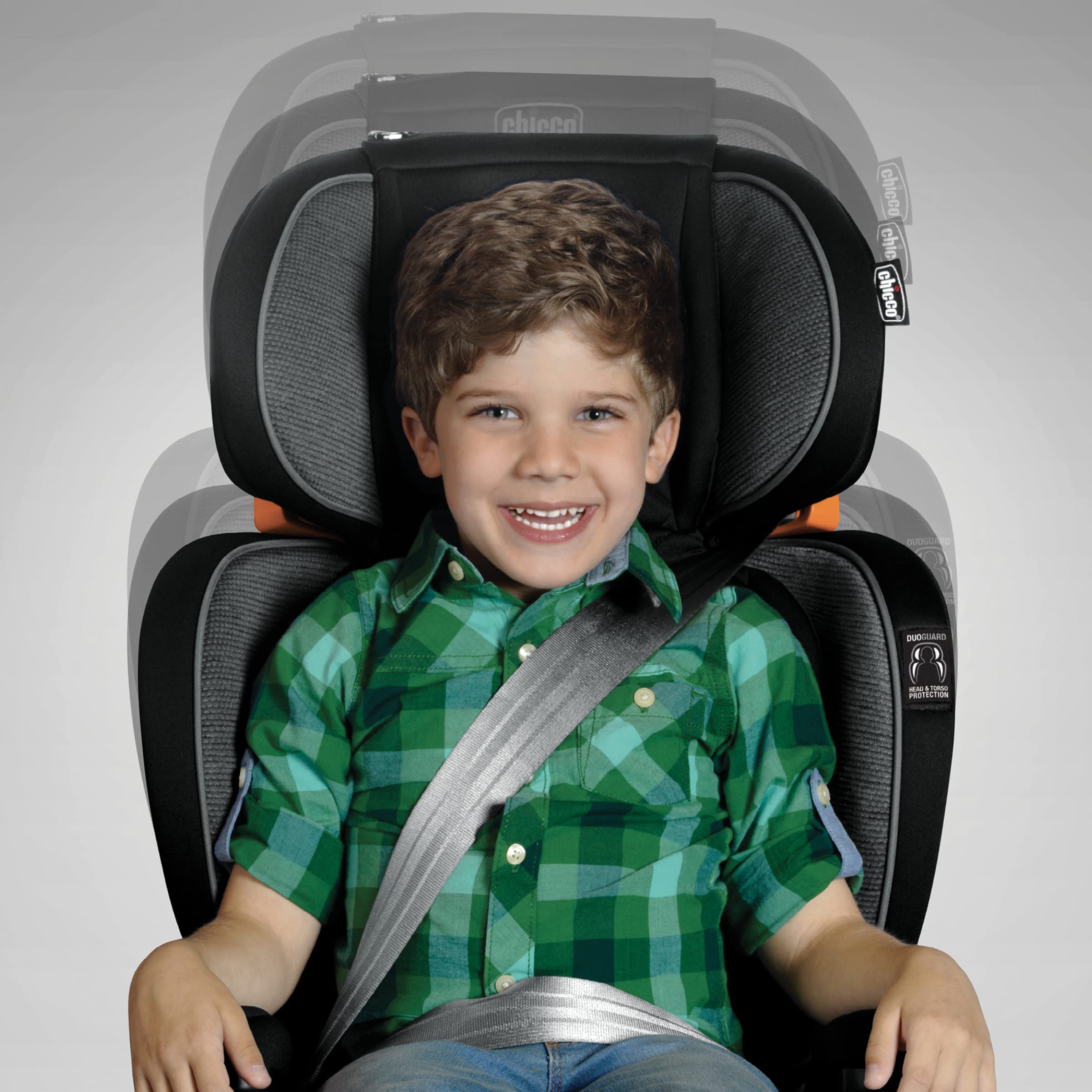 Foto 6 pulgar | Venta Internacional - Asiento para Auto Elevador Chicco Kidfit Zip Air Plus 2 en 1 Posición del Cinturón