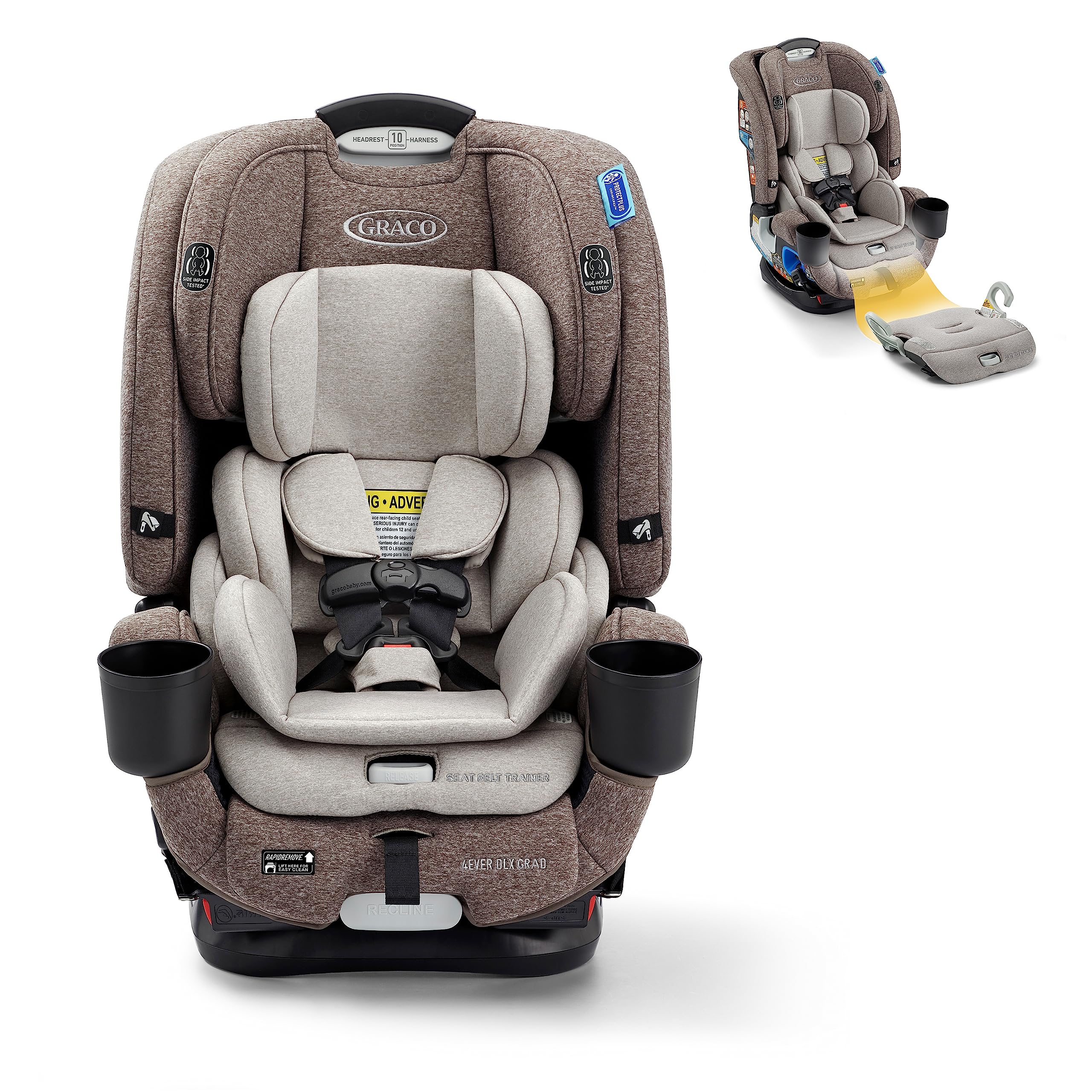 Foto 2 pulgar | Silla de Coche Graco 4ever Dlx Grad 5 en 1 Hancock para Niños - Venta Internacional