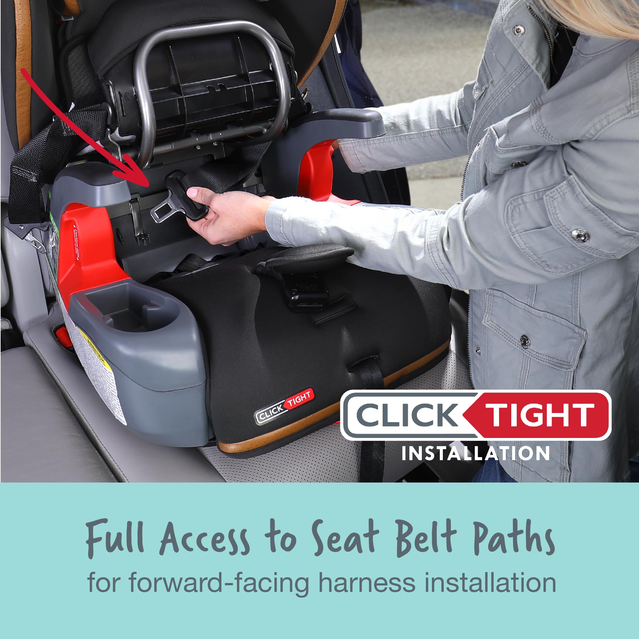 Foto 7 pulgar | Asiento De Coche Britax Grow With You Clicktight Harness-2-booster - Venta Internacional.