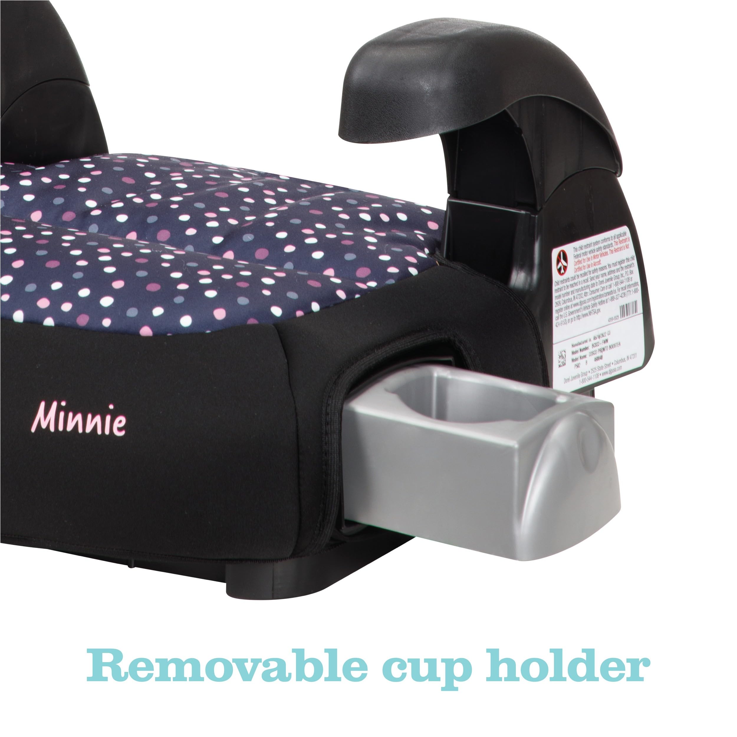 Foto 3 pulgar | Asiento De Coche Elevador Con Posición De Cinturón Disney Baby Pronto! Minnie - Venta Internacional.