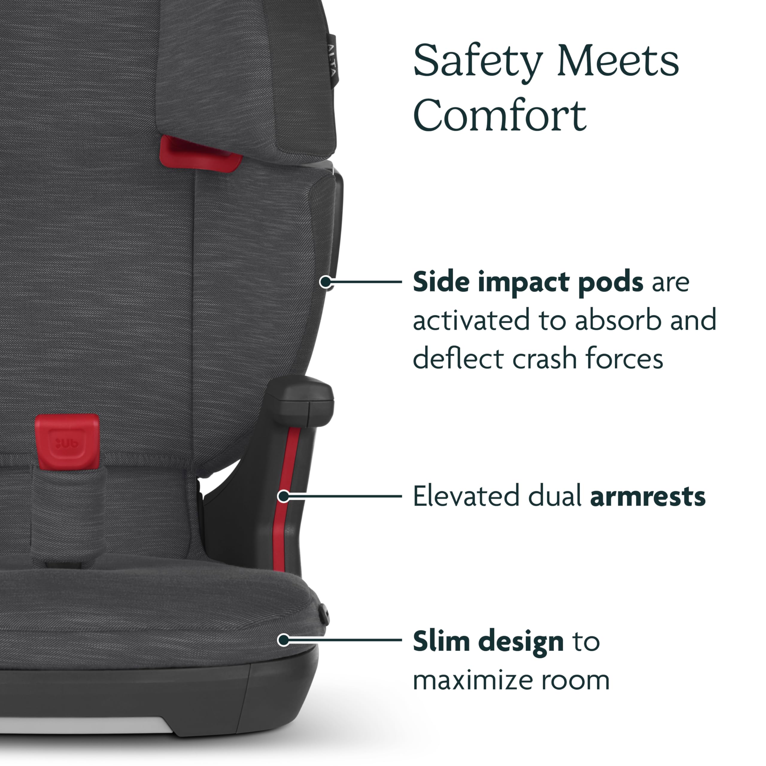 Foto 7 pulgar | Asiento Elevador Con Respaldo Alto Uppababy Alta V2 Greyson - Venta Internacional.