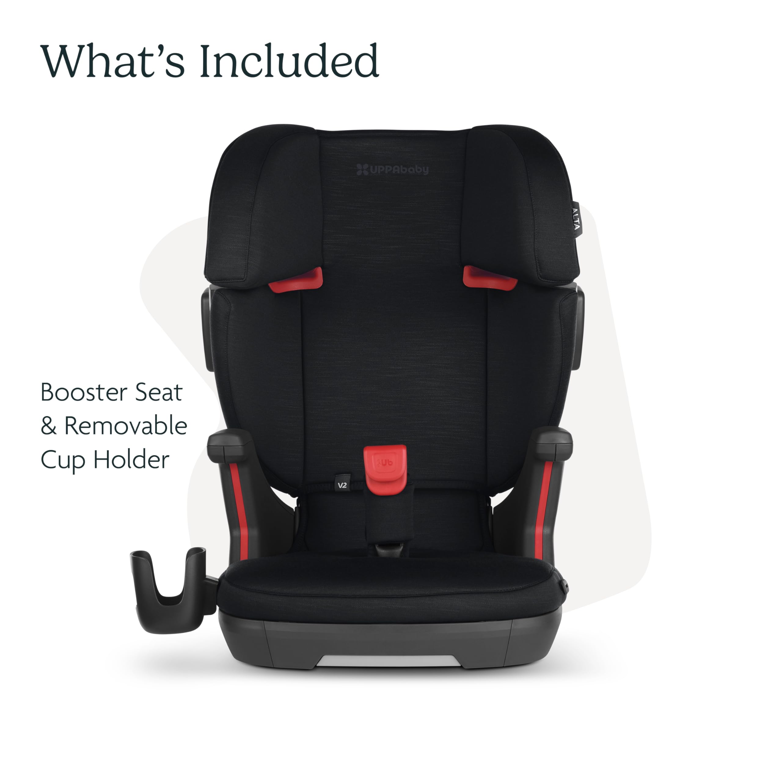 Foto 2 | Asiento Elevador Con Respaldo Alto Uppababy Alta V2 Jake Black Melange - Venta Internacional.