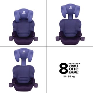 Foto 2 | Asiento De Coche Booster Diono Everett Nxt Con Respaldo Alto, 8 Años, Morado - Venta Internacional.