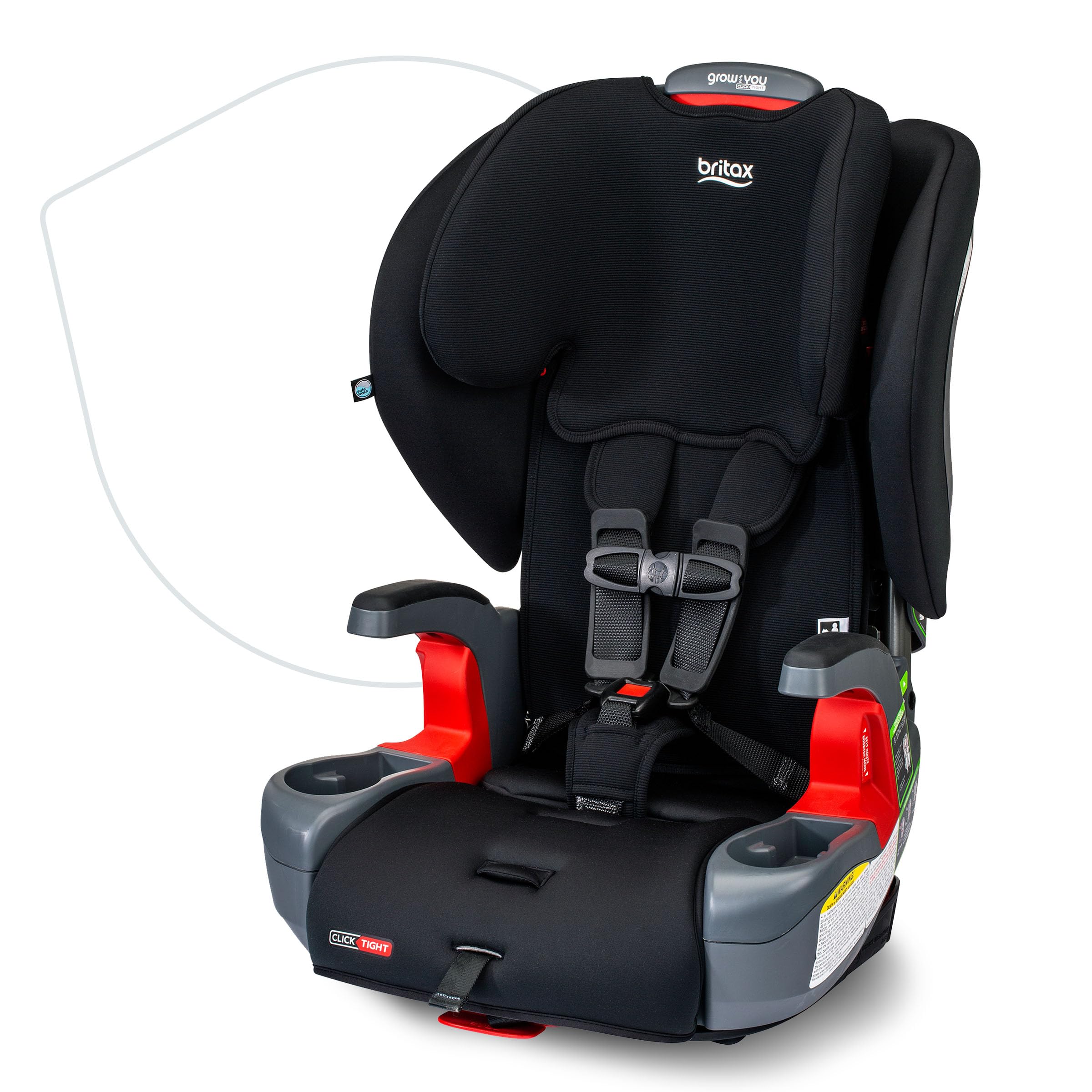 Foto 2 pulgar | Asiento De Coche Britax Grow With You Clicktight Harness-2-booster - Venta Internacional.