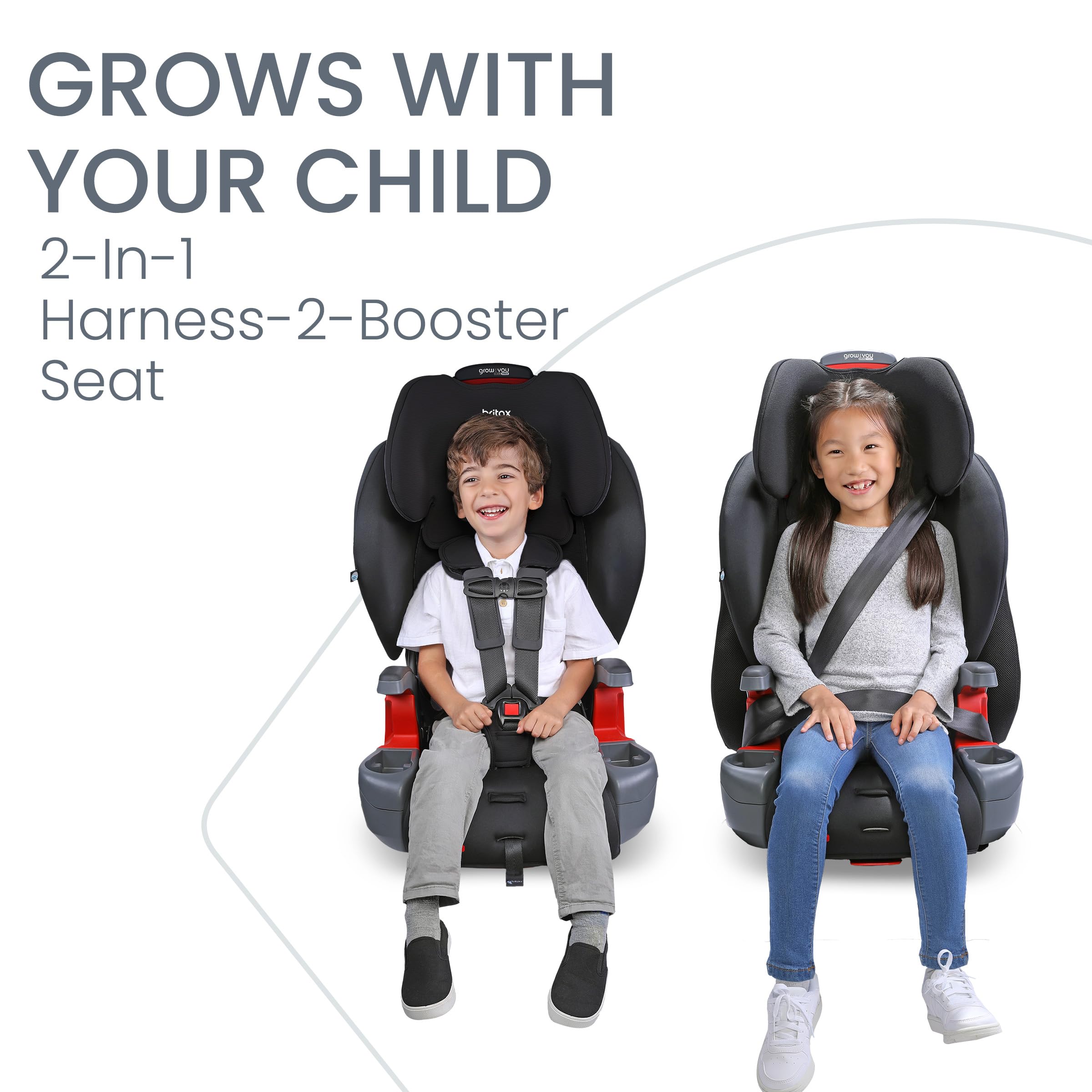 Foto 3 pulgar | Asiento De Coche Britax Grow With You Clicktight Harness-2-booster - Venta Internacional.