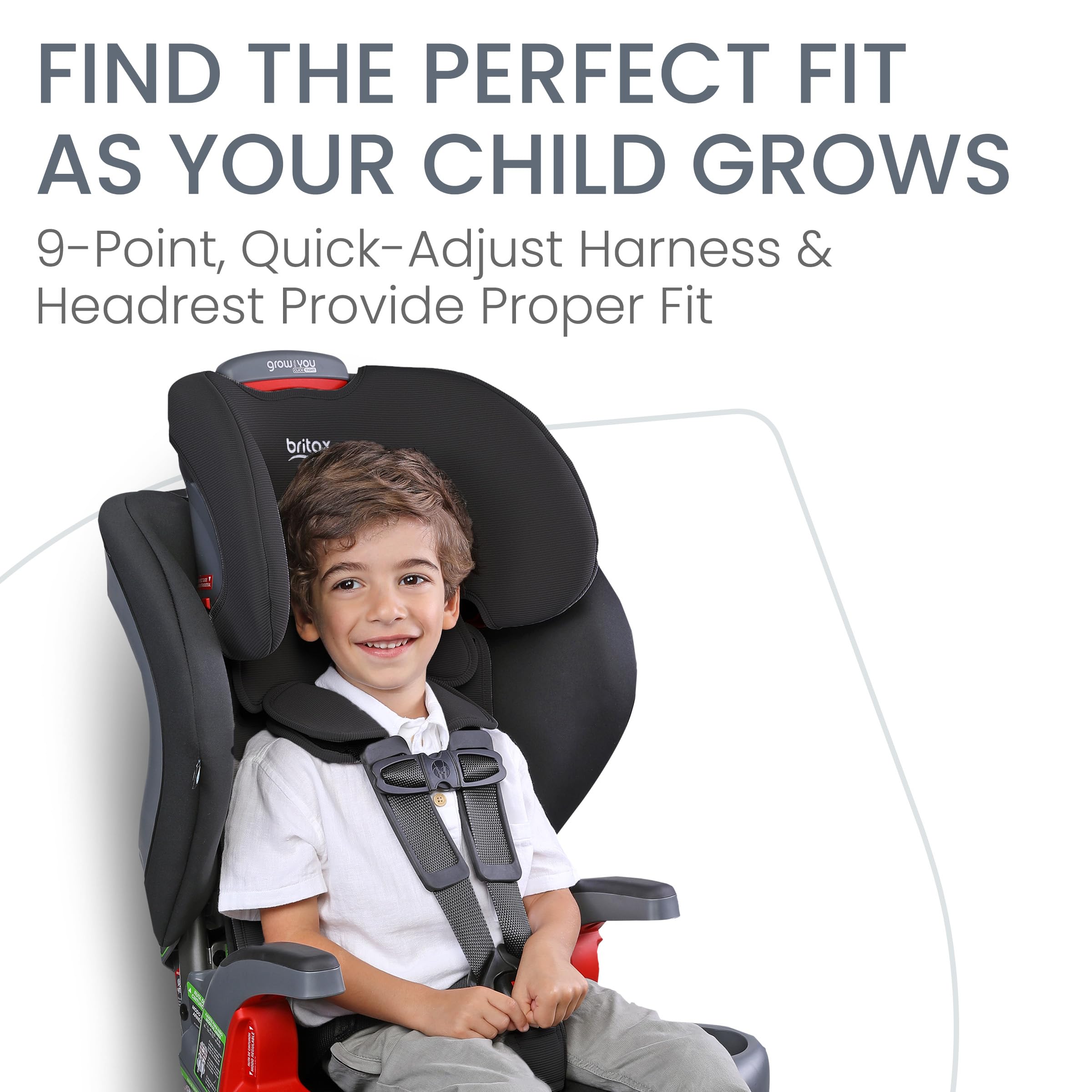 Foto 8 pulgar | Asiento De Coche Britax Grow With You Clicktight Harness-2-booster - Venta Internacional.