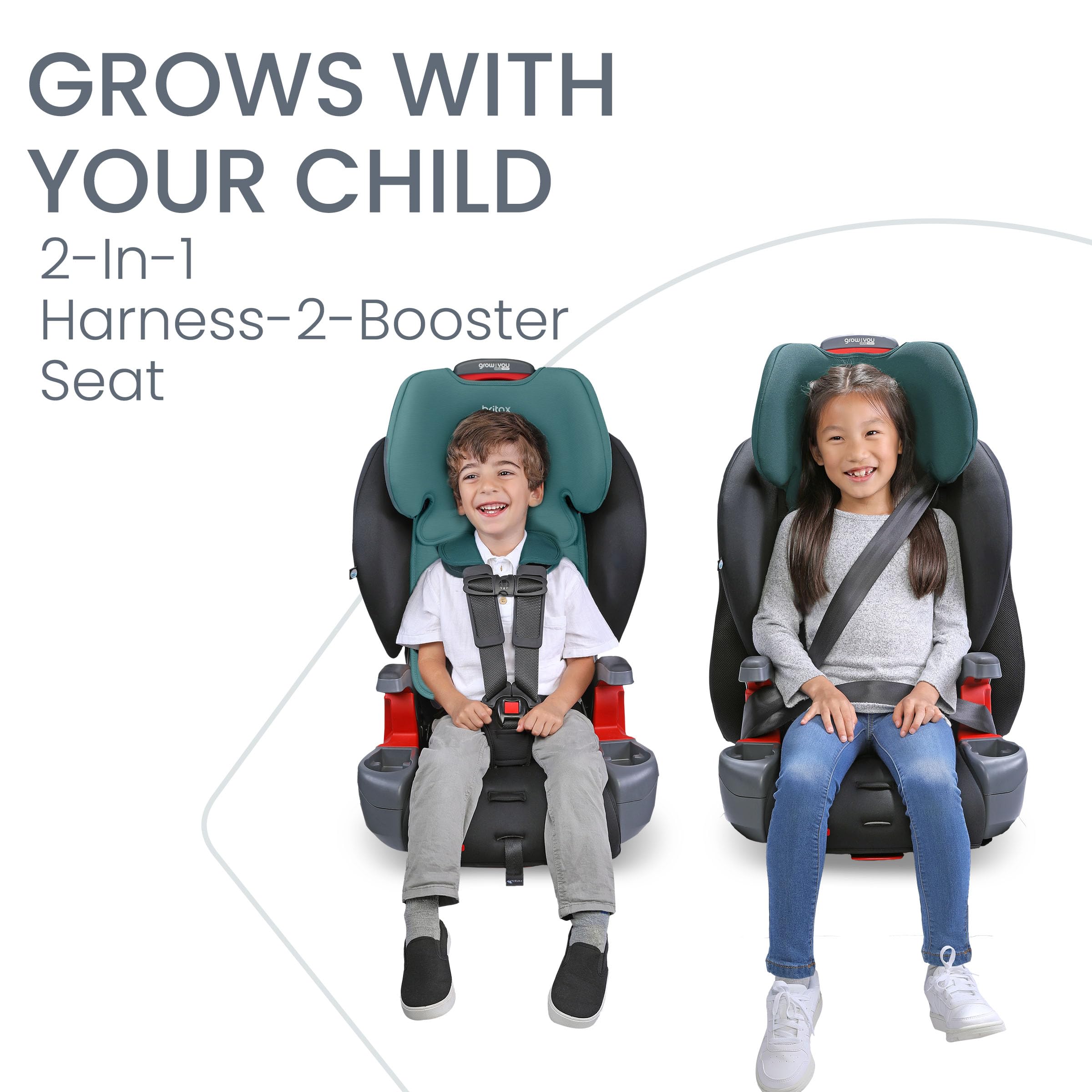 Foto 3 pulgar | Asiento De Coche Britax Grow With You Clicktight Harness-2-booster - Venta Internacional.