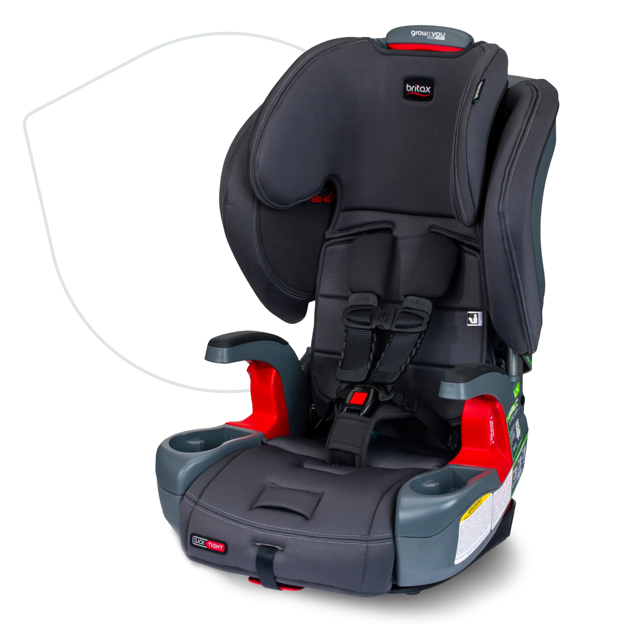 Foto 2 pulgar | Asiento De Coche Britax Grow With You Clicktight Harness-2-booster - Venta Internacional.