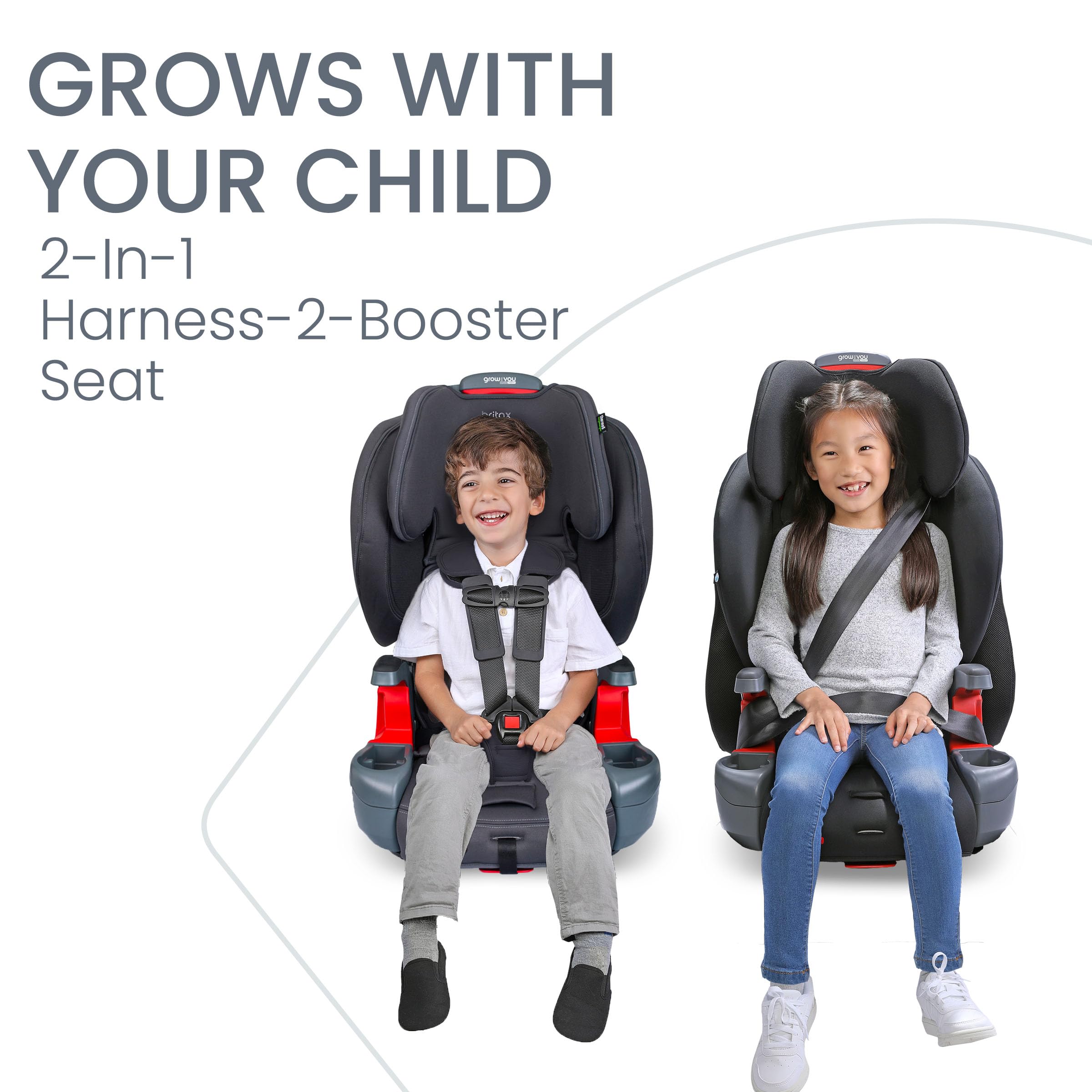 Foto 3 pulgar | Asiento De Coche Britax Grow With You Clicktight Harness-2-booster - Venta Internacional.