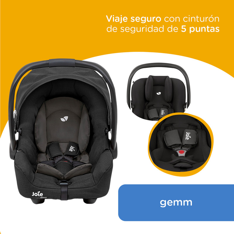 Foto 4 pulgar | Autoasiento Gemm Joie Travel System Transportador Bebe