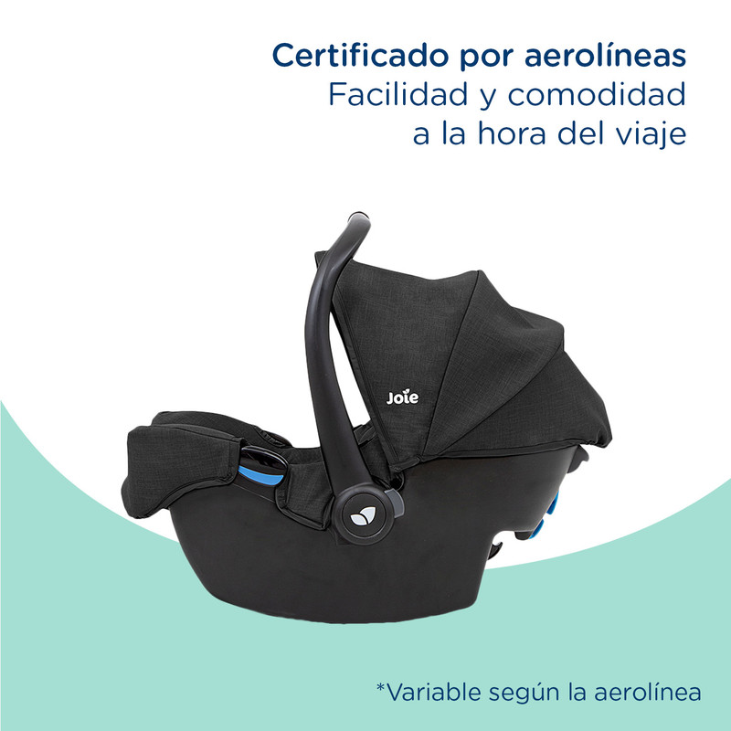 Foto 7 pulgar | Autoasiento Gemm Joie Travel System Transportador Bebe