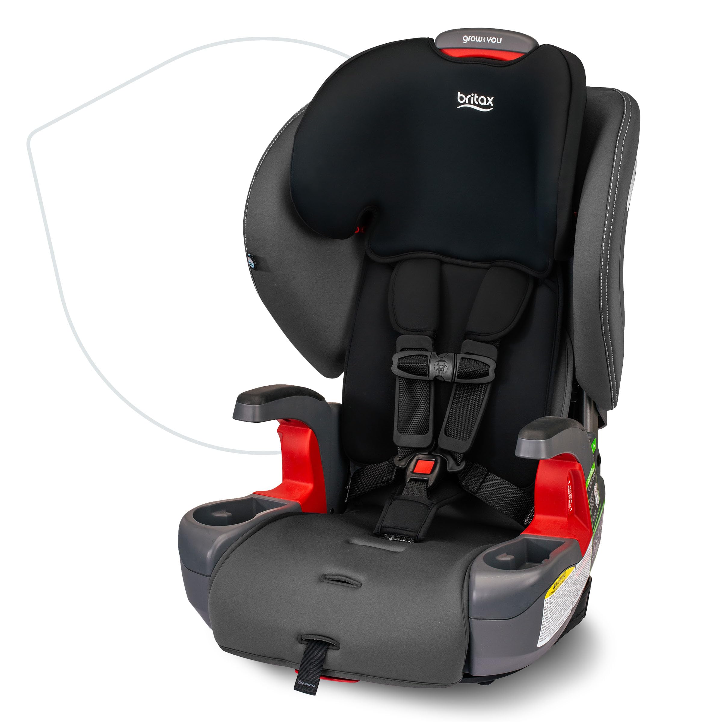 Foto 2 pulgar | Asiento de Coche Britax Grow With You Harness-2-booster Mod Black - Venta Internacional