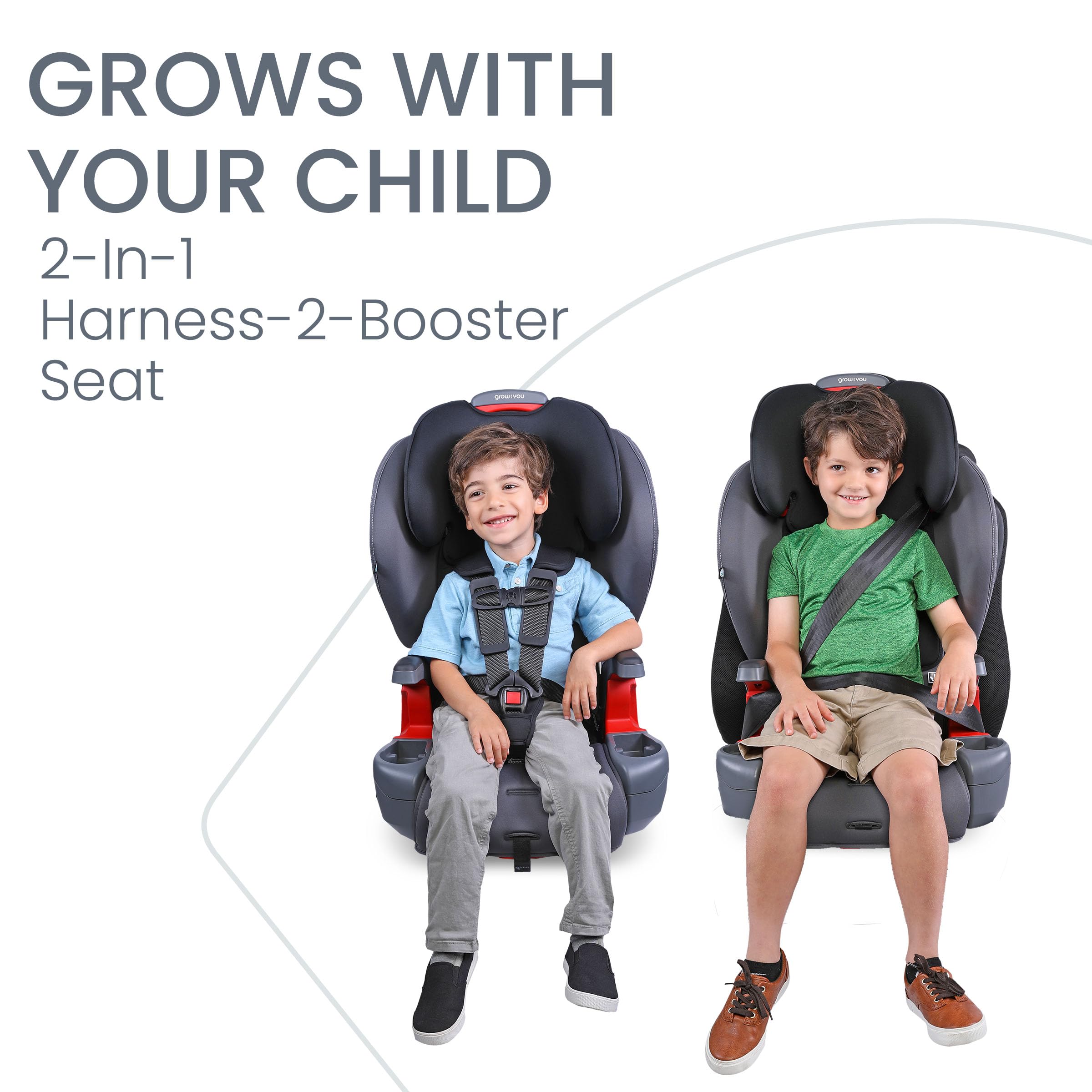 Foto 2 | Asiento de Coche Britax Grow With You Harness-2-booster Mod Black - Venta Internacional