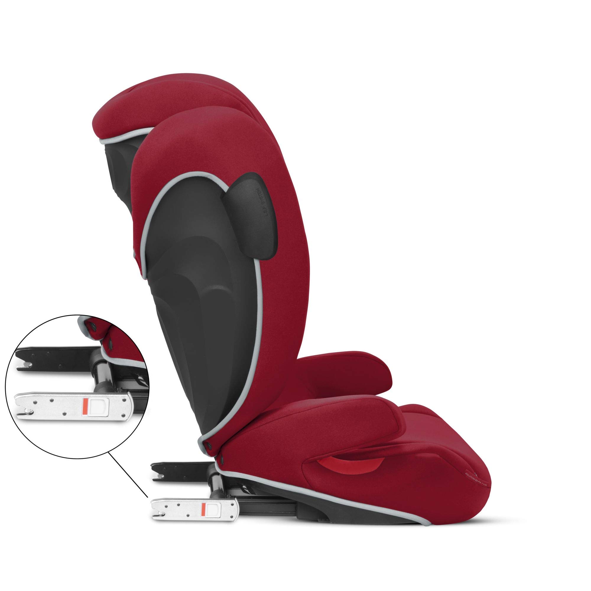 Foto 5 pulgar | Asiento Elevador Con Respaldo Alto Cybex Solution B2 Fix+ Lux Red - Venta Internacional.