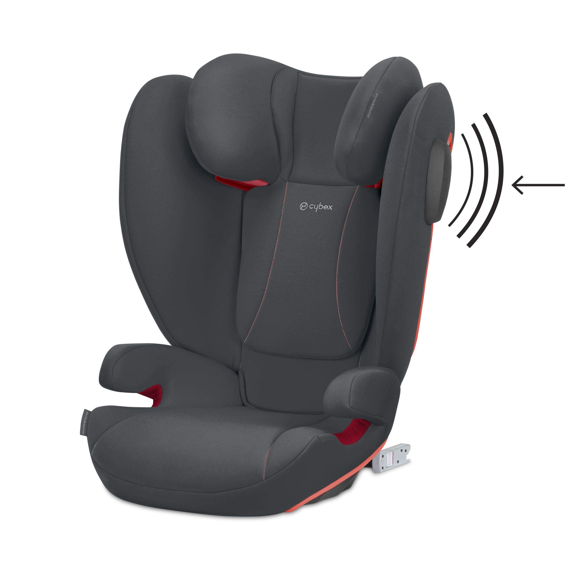 Foto 4 pulgar | Asiento Elevador Cybex Solution B2-Fix+Lux Steel Grey - Venta Internacional