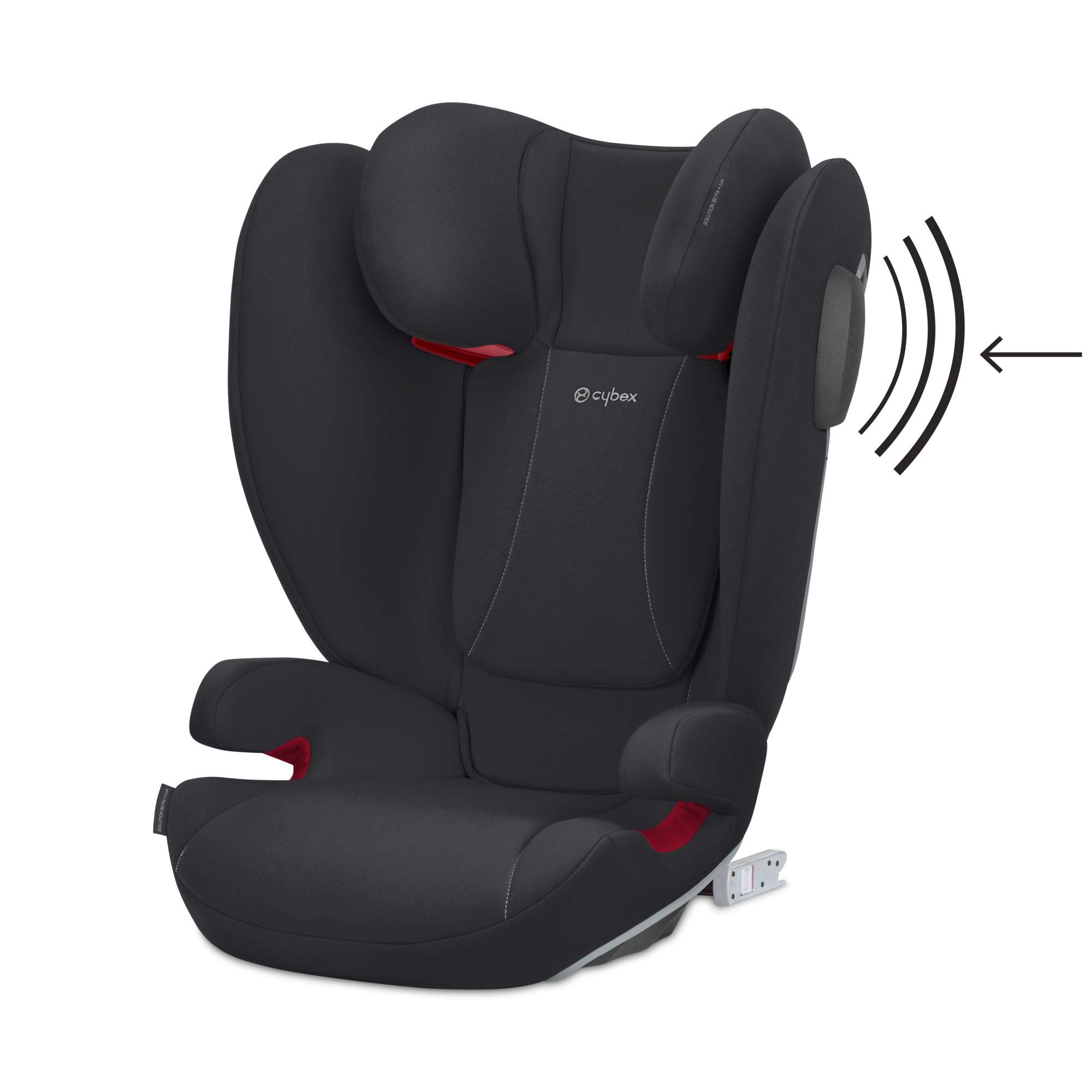 Foto 4 pulgar | Asiento Elevador Cybex Solution B2 Fix+ Lux Volcano Black - Venta Internacional.