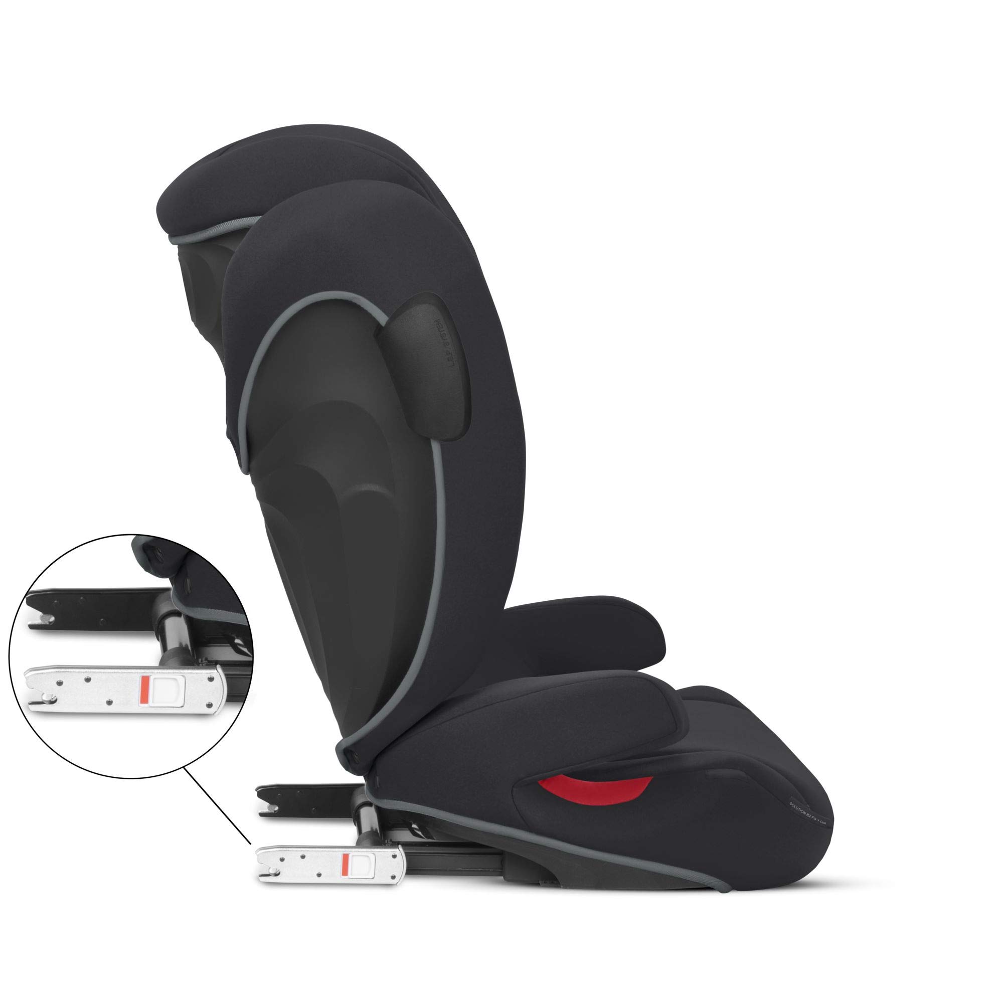 Foto 5 pulgar | Asiento Elevador Cybex Solution B2 Fix+ Lux Volcano Black - Venta Internacional.