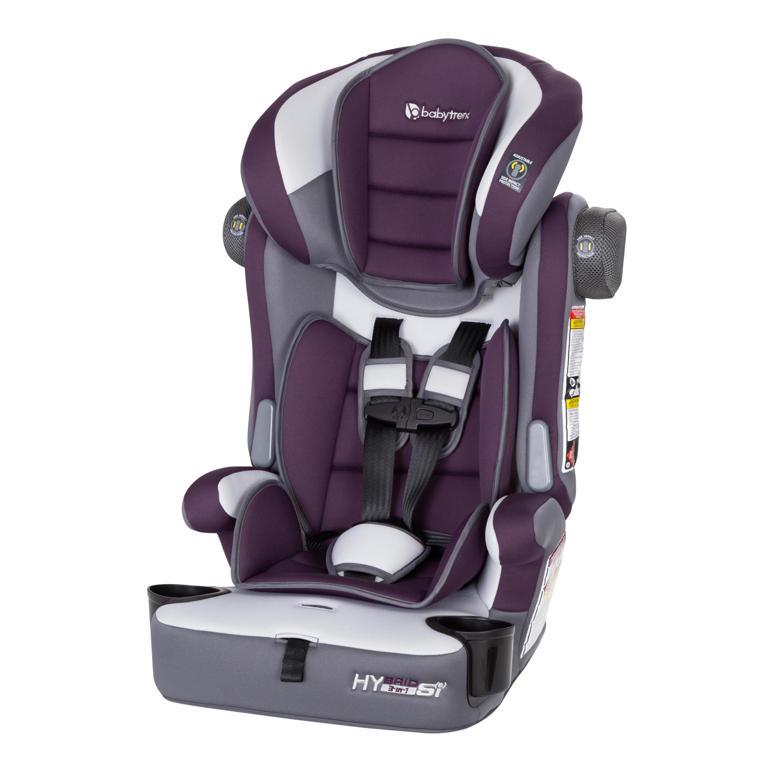 Foto 2 pulgar | Asiento Elevador Baby Trend Hybrid Si 3 En 1 Con Impacto Lateral Plum - Venta Internacional.