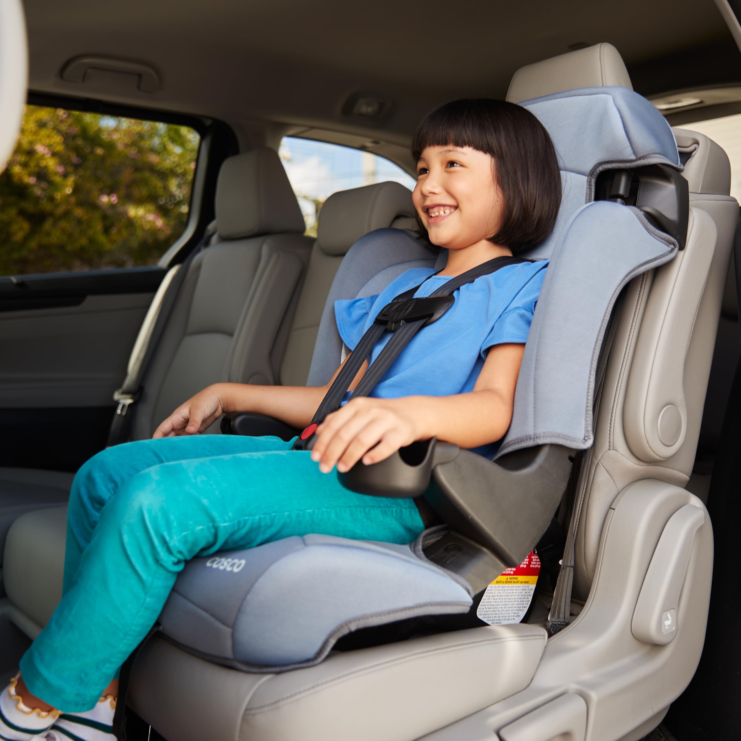 Foto 5 pulgar | Asiento De Coche Booster Cosco Kids Finale Dx 2 En 1 Organic Waves - Venta Internacional.