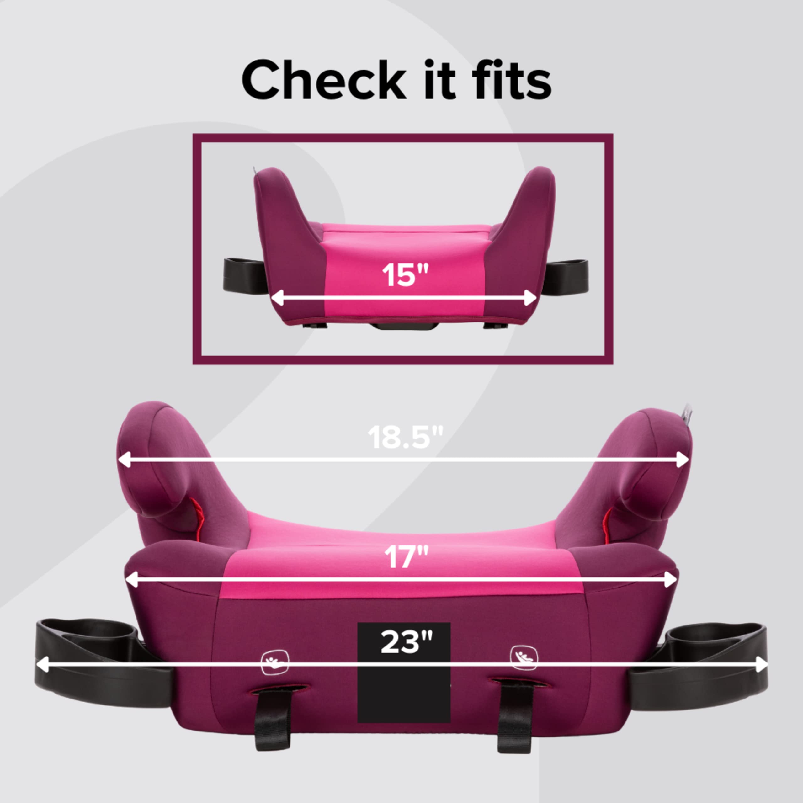 Foto 5 pulgar | Asiento De Coche Elevador Con Posicionamiento De Cinturón Sin Respaldo Diono Solana 2 Xl - Venta Internacional.