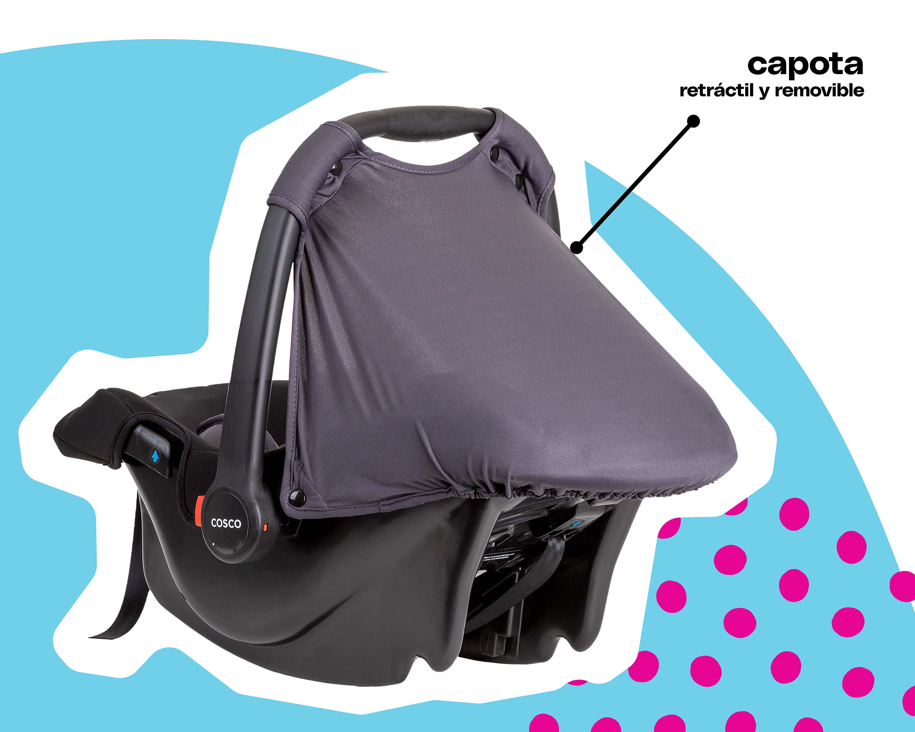 Foto 5 | Cosco Autoasiento Portabebé Bliss