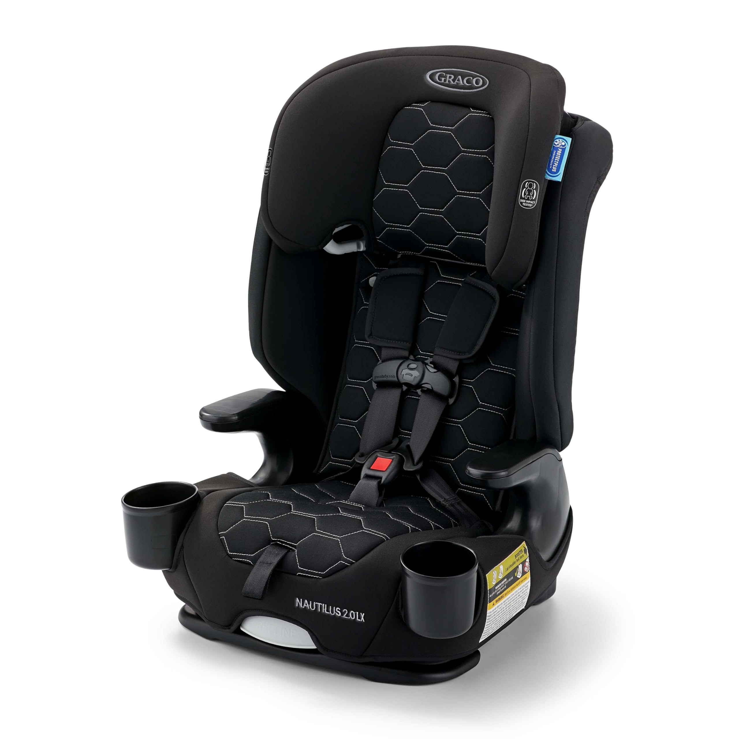 Asiento De Coche Graco Nautilus 2.0 Lx 3 En 1 Con Respaldo Alto Booster Hex - Venta Internacional.