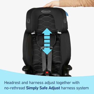 Foto 5 | Asiento De Coche Graco Nautilus 2.0 Lx 3 En 1 Con Respaldo Alto Booster Hex - Venta Internacional.