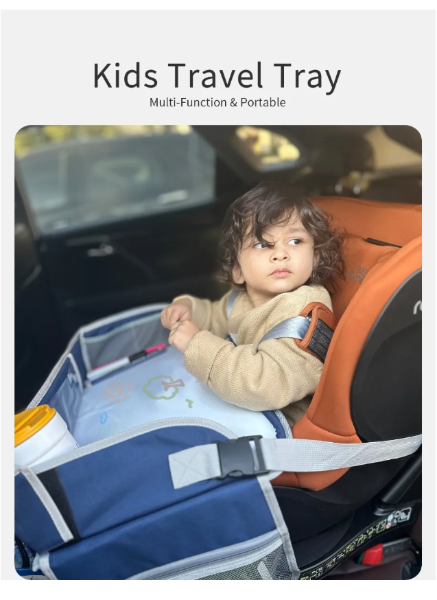 Foto 6 pulgar | Mesa Multifuncional Para Coche Con Bandeja De Viaje Niños