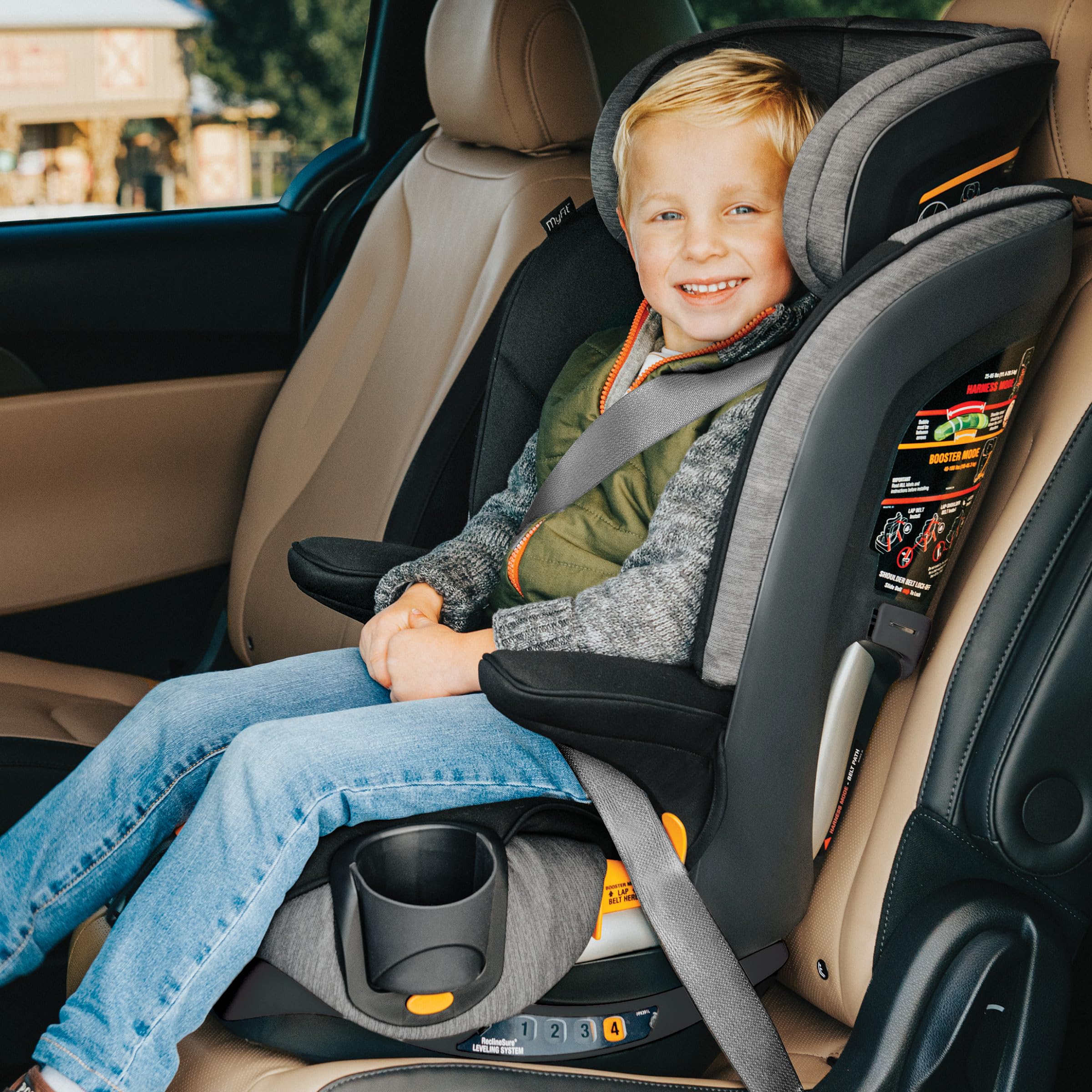 Foto 4 pulgar | Arnés Elevador 2 En 1 Chicco Myfit  Para Asiento De Coche, 12-45 Kg, Hierro/b - Venta Internacional.