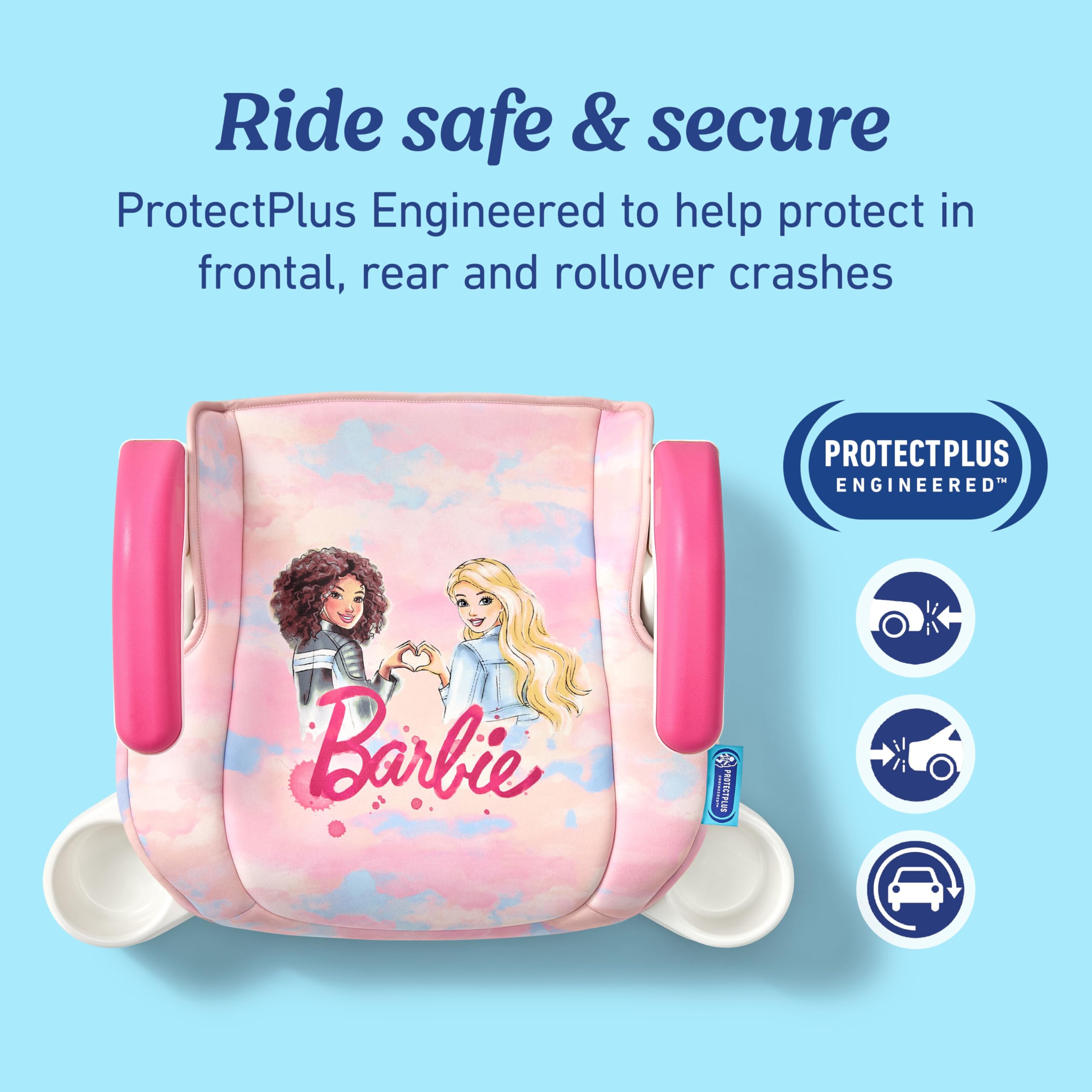 Foto 7 pulgar | Asiento De Coche Con Refuerzo Sin Respaldo Graco Turbobooster 2.0 Barbie - Venta Internacional.