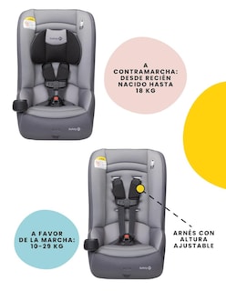 Foto 2 | Autoasiento Safety 1st Jive 2 en 1 color Negro
