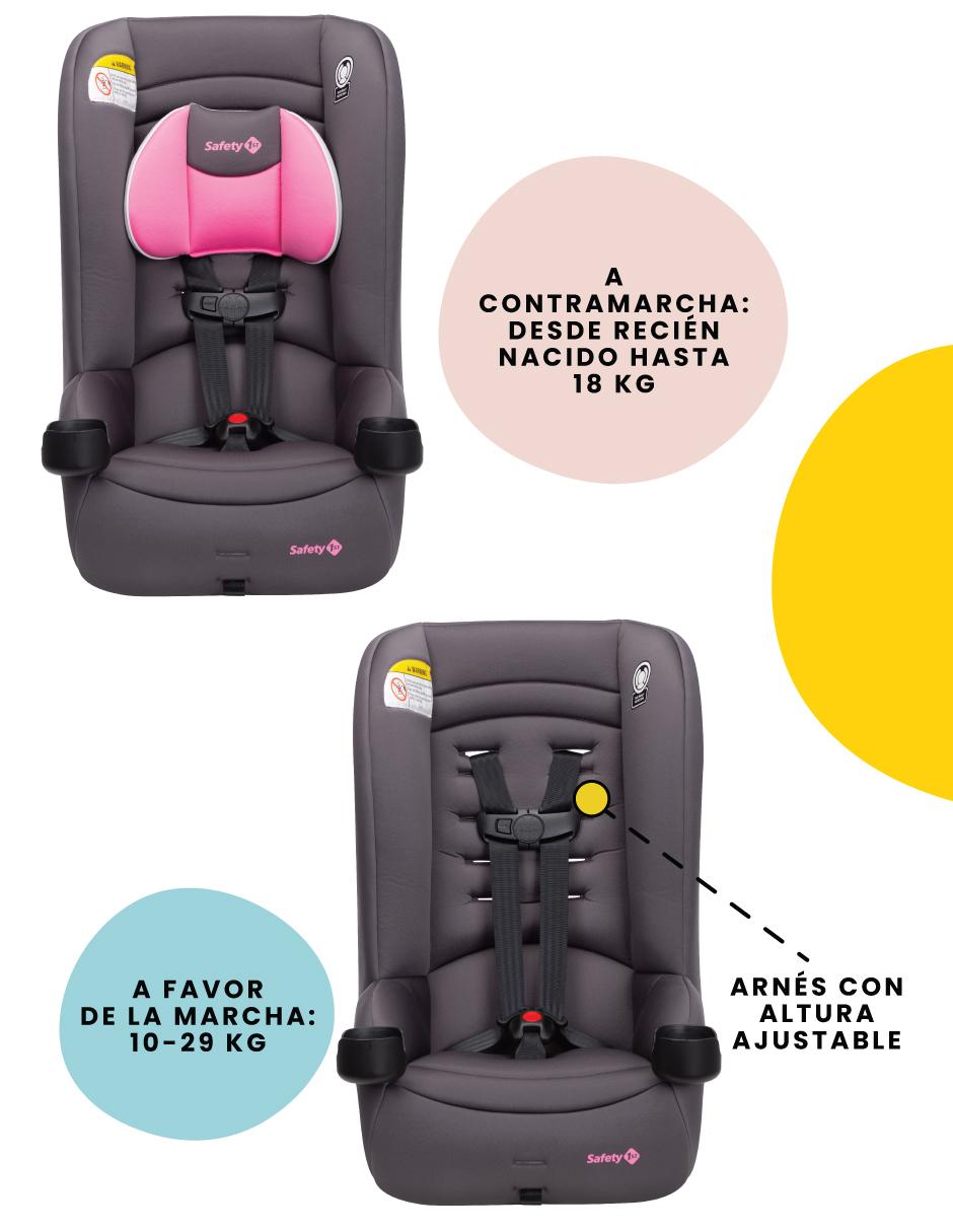 Foto 3 pulgar | Autoasiento Safety 1st Jive 2 en 1 color Rosa