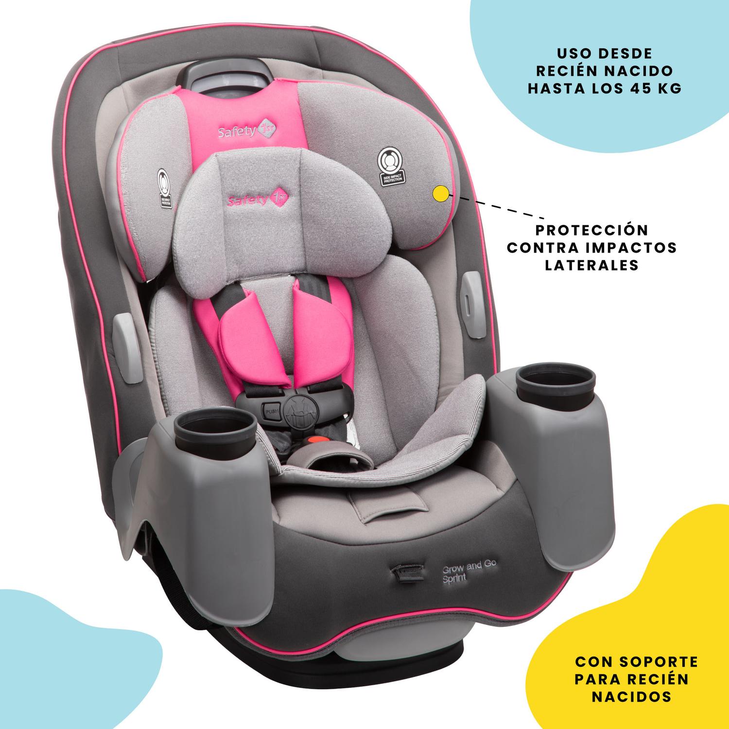 Foto 4 pulgar | Autoasiento Convertible Safety 1st Sprint All In One color Rosa