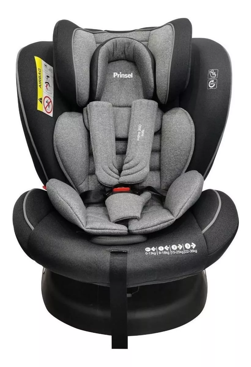 Foto 2 pulgar | Autoasiento Prinsel Supra 360° Gris