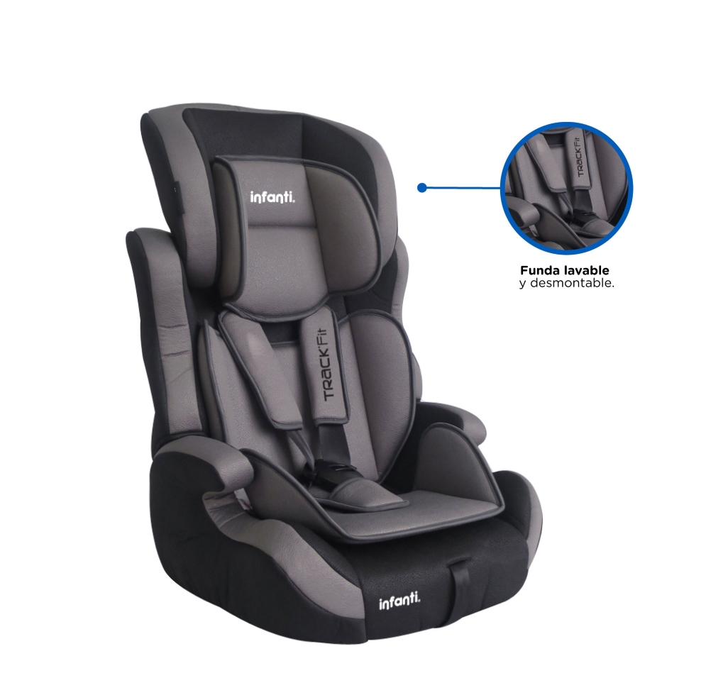 Foto 8 pulgar | Autoasiento Booster Infanti 231NHB619BKG color Gris Grupo 1 2 3