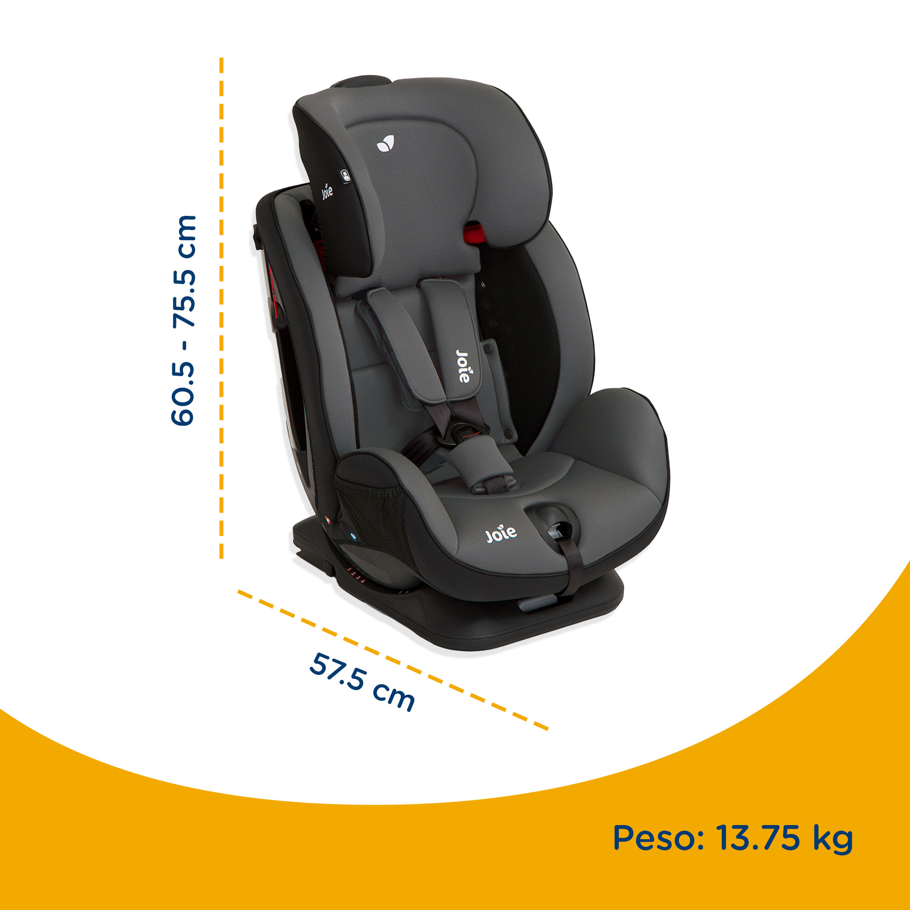 Foto 5 pulgar | Autoasiento Joie Mimzy 2 en 1 PORTRAIT color Negro Stages Fx Ember Práctico Portátil para Bebé