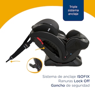 Foto 6 | Autoasiento Joie Mimzy 2 en 1 PORTRAIT color Negro Stages Fx Ember Práctico Portátil para Bebé