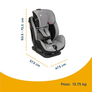 Foto 5 | Autoasiento Joie Mimzy Snacker ALPHABET color Gris Stages Fx Slate Práctico Portátil para Bebé