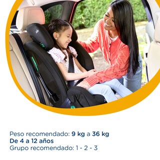Foto 3 | Autoasiento Para Bebé Auto Joie Fortifi Coal Práctico Portátil