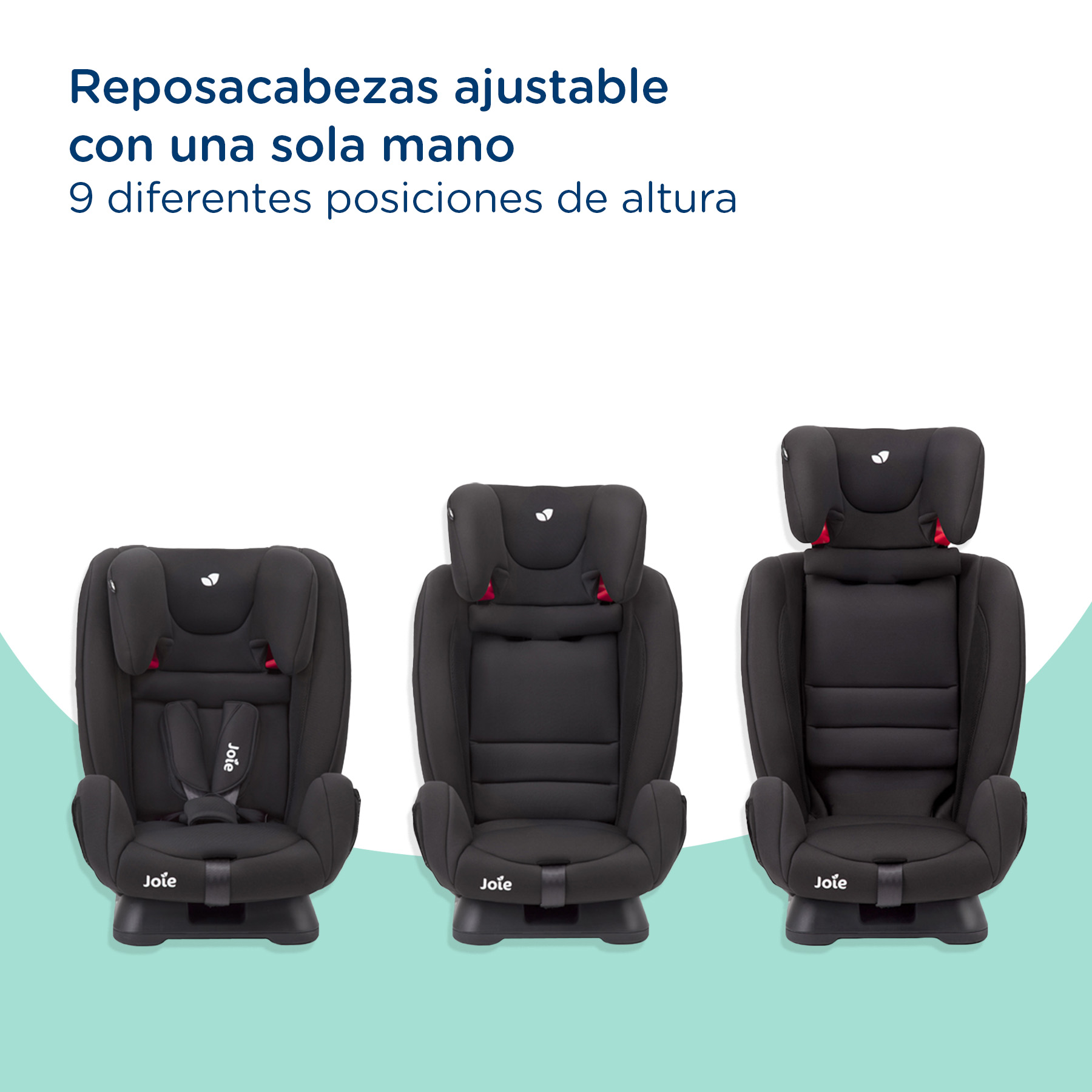 Foto 4 | Autoasiento Para Bebé Auto Joie Fortifi Coal Práctico Portátil