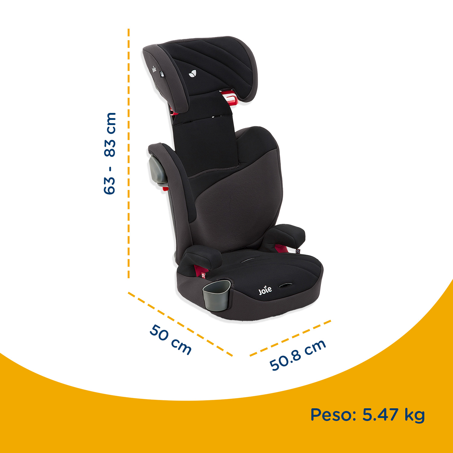 Foto 6 pulgar | Autoasiento Joie Negro para Bebé