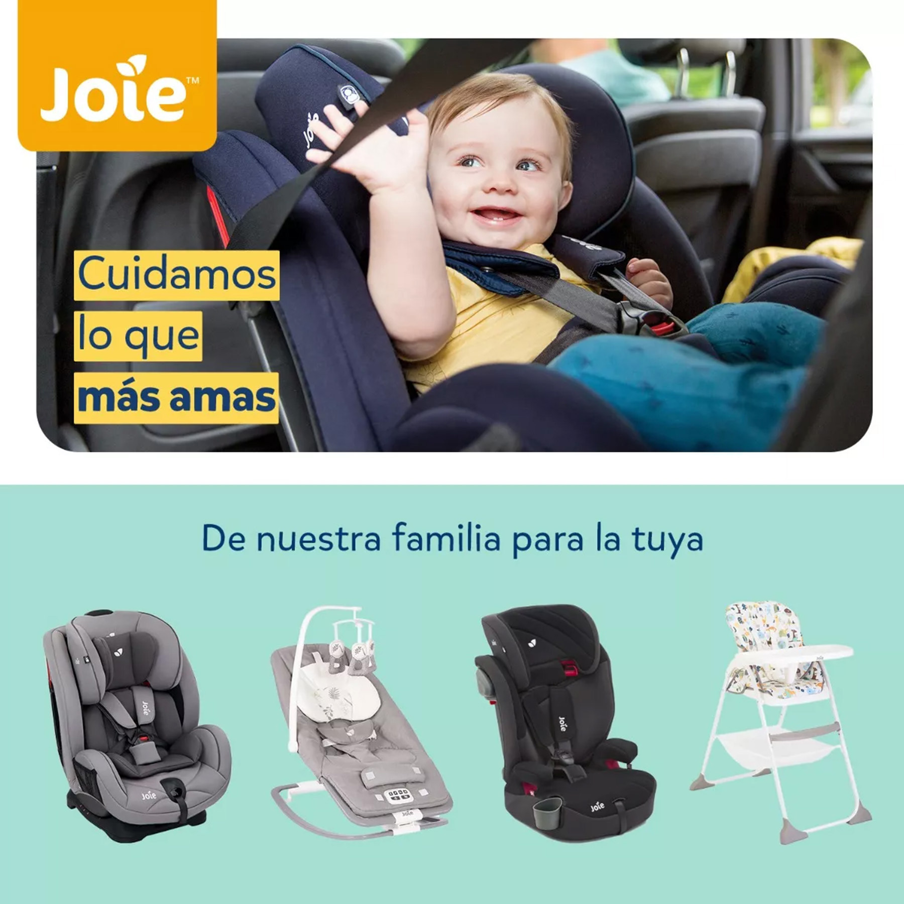 Foto 9 pulgar | Autoasiento Joie Negro para Bebé