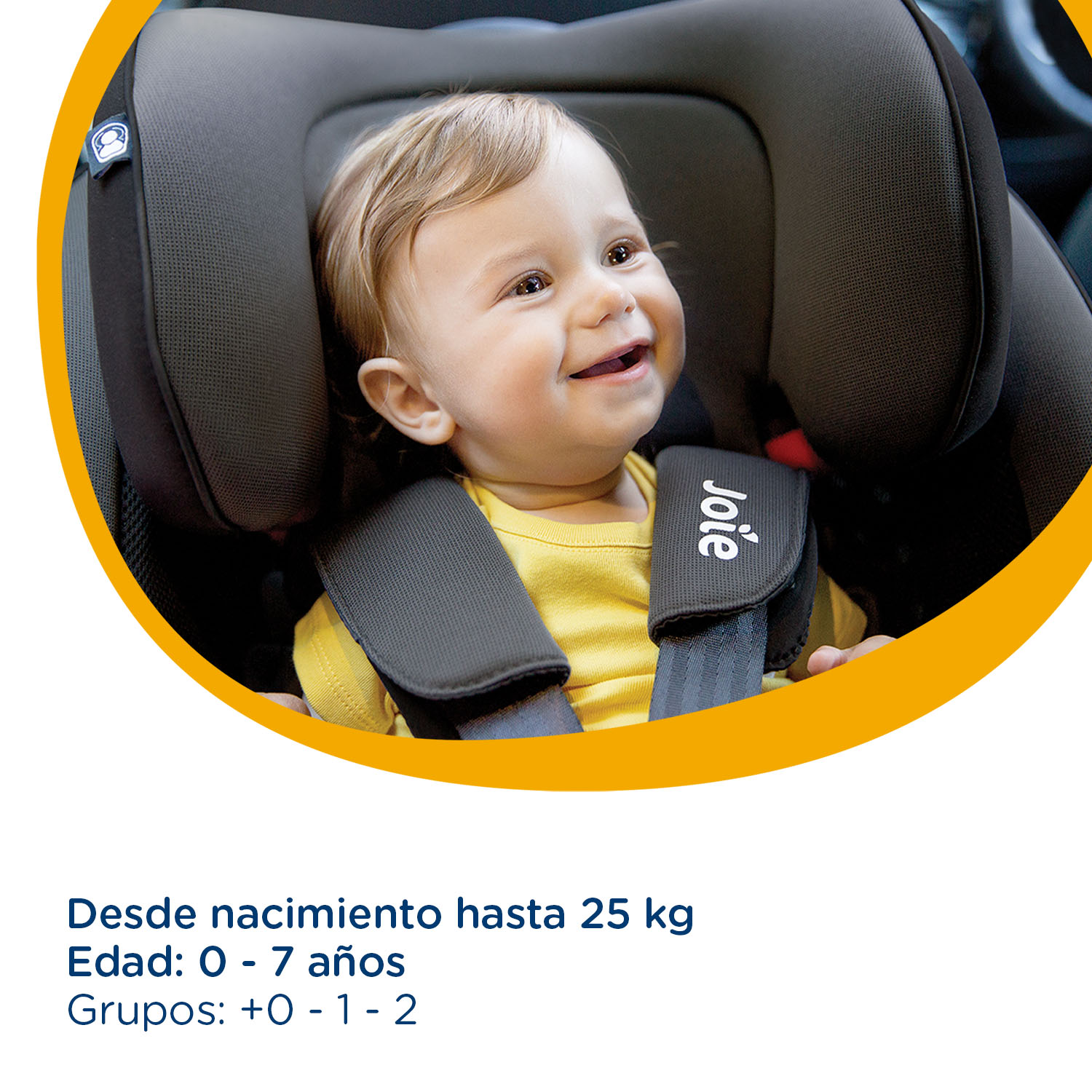 Foto 4 pulgar | Autoasiento Para Bebé Auto Joie color Gris Práctico Portátil