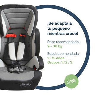 Foto 2 | Autoasiento Bebesit Suzuka Gris