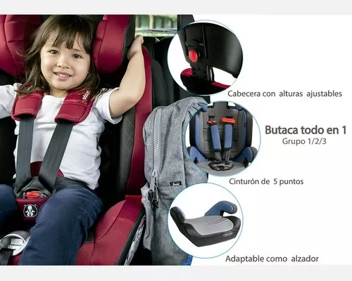 Foto 5 pulgar | Autoasiento Bebesit Bbs-Sil-suzbl Azul