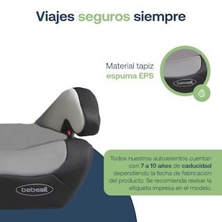 Foto 3 | Autoasiento Bebesit BBS-ALZ-BOCGR color Gris