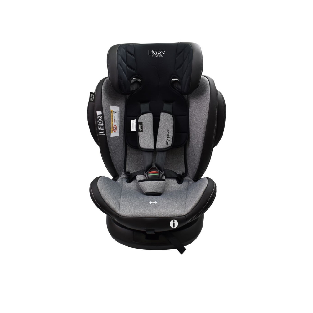 Foto 4 pulgar | Autoasiento para Bebé Lifestyle By Infanti 360° color Gris