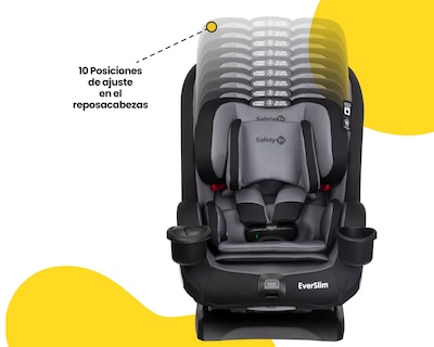 Foto 4 | Autoasiento Convertible Safety 1st Everslim 4 en 1 color Gris