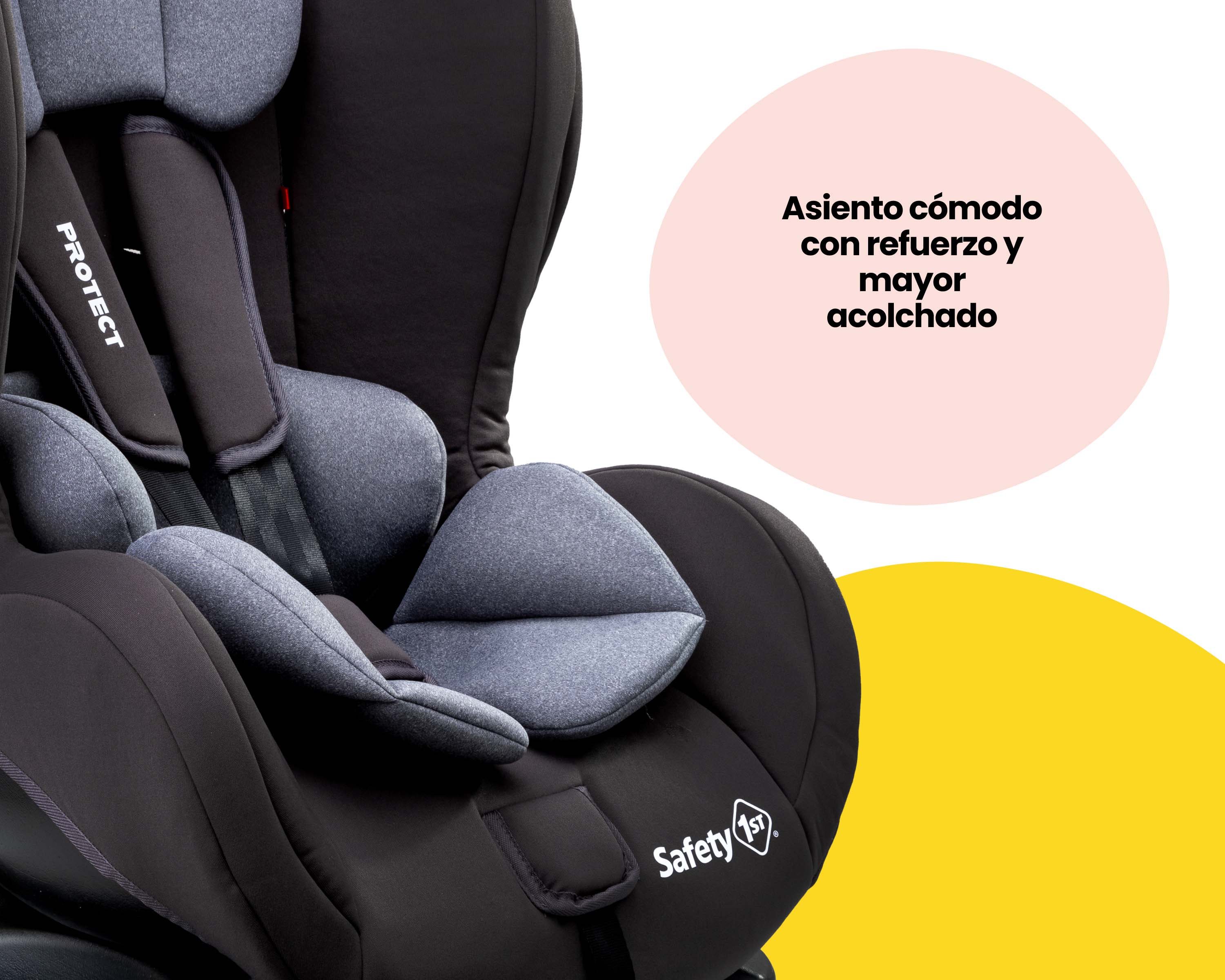 Foto 9 pulgar | Autoasiento Safety 1st Protect color Gris